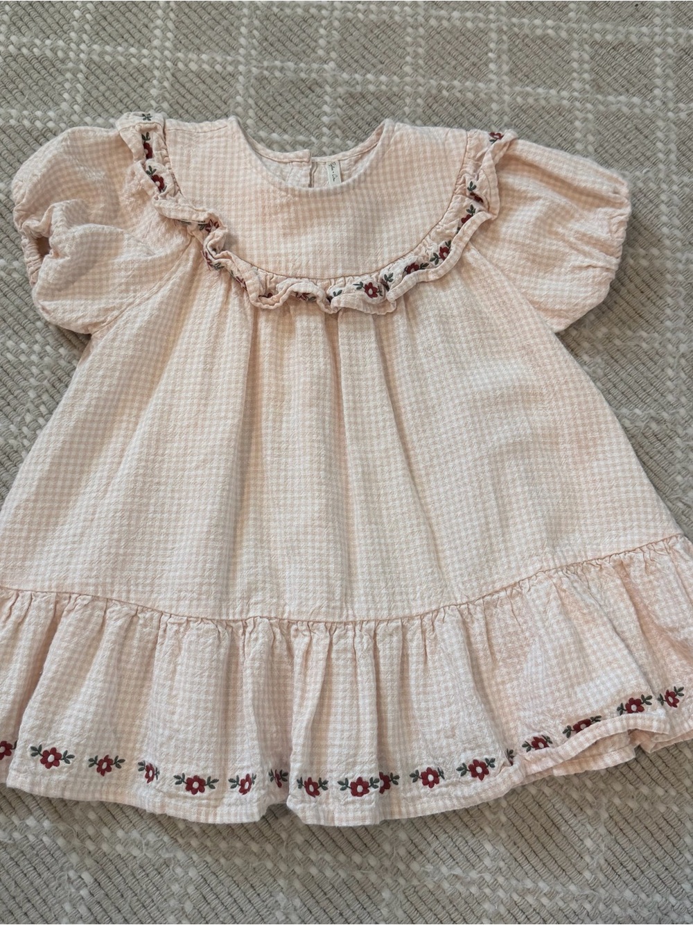 Rylee + Cru Cordelia Dress in Petal Gingham